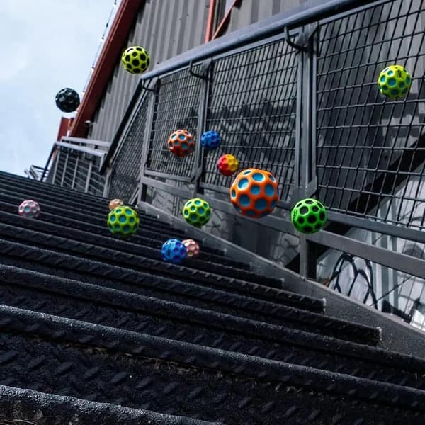 Rymdbollar Extrem hög studsande boll & popljud Meteorrymdboll, popstudsande rymdboll Gummistudsboll 6Pcs
