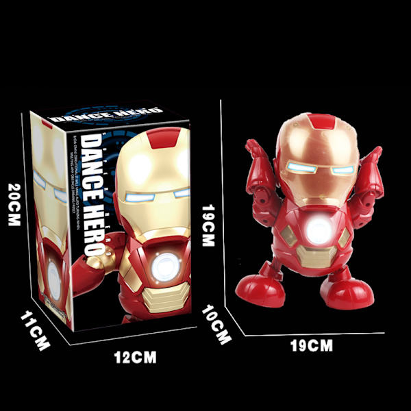 Avenger Electric Dancing Iron Man Robot Spiderman