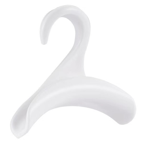 5/10 st plasthandväska Arch Krok Utrymmesbesparande väska förvaringsställ för hattar Axelväska White 5pcs