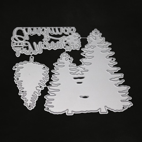 Kolstål Skärverktyg Pappersskärning Stencil Präglingsverktyg För DIY Scrapbooking Fotoalbum Papper Silver