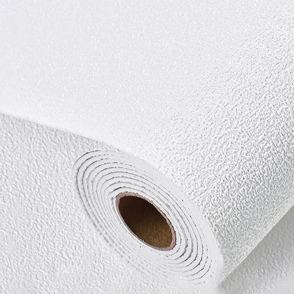 3D Diatomite Mönster Tapet Bakgrund Väggdekoration För sovrum Hem White