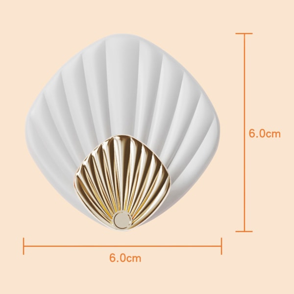 Creative Shell självhäftande krok Multifunktionell väggmonterad vattentät krok Mix Color