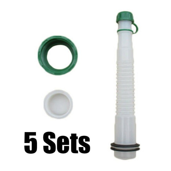 5 uppsättningar av gasburk cap Kit Ersättningsdelar för industripip 5 Sets