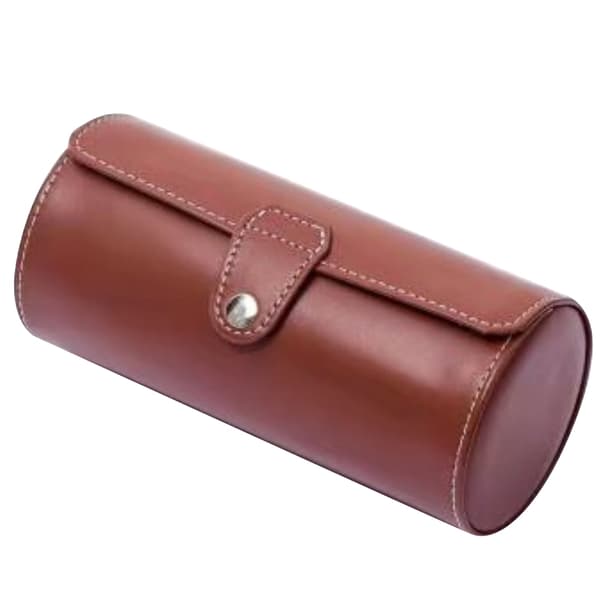 Multifunktionell Watch Roll Box Case Mode Portable Watch Roll Box Watch Roll Organizer för män Black
