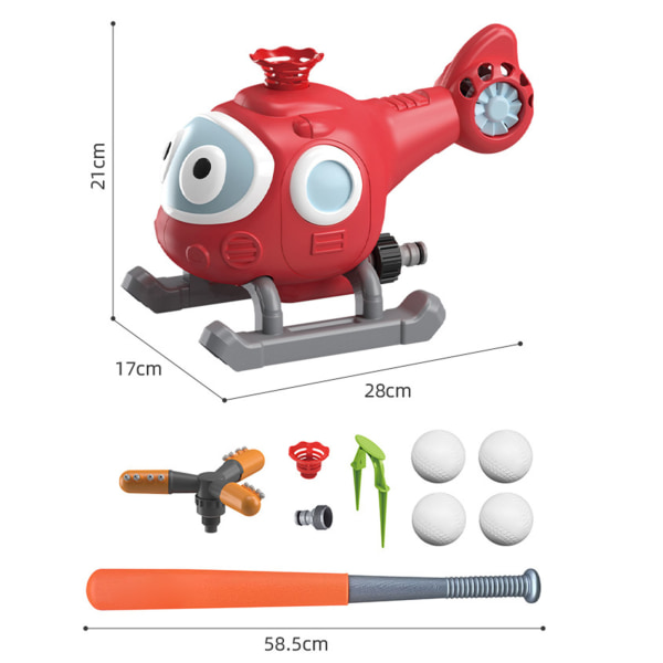 Sommarbadrumsvattensprinklerleksaker Robust utomhusvattensprutleksak för pojkar, flickor Spray hydrant