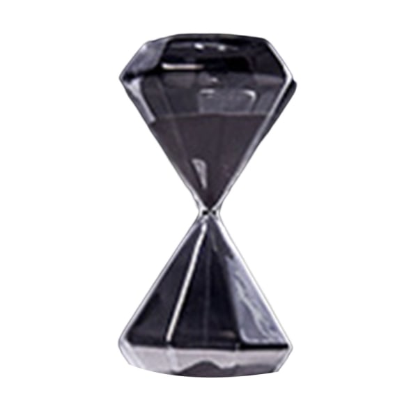 Glas timglas 5/15/30 minuter Timer Skrivbordsdekoration för kontor i hemmet Black 5 Minutes