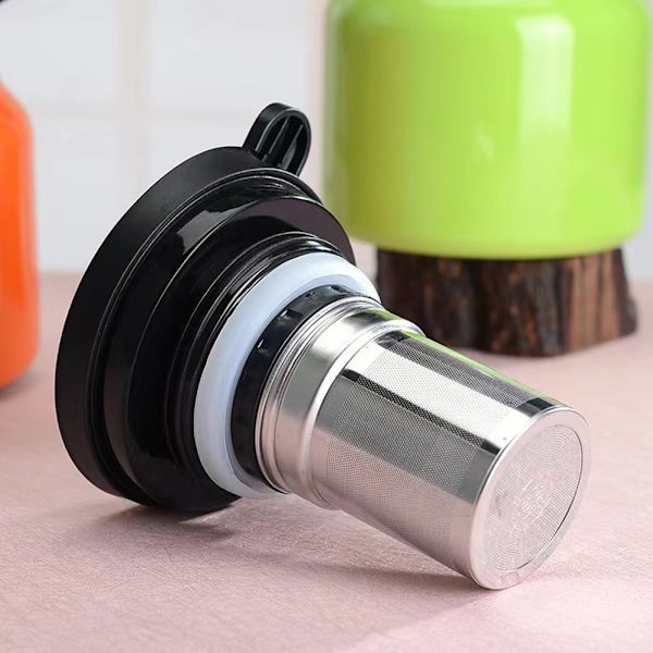 800/1000 ml thermal vakuumkolv hushållsvärmehåller tekanna för hemkökskontor Smart Warm Black 1000ml