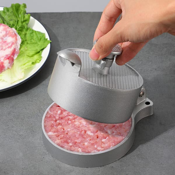 Manuell Hamburger Press Biffmaskin Justerbar Tjocklek Biffmaskin För Korvbiff Regular