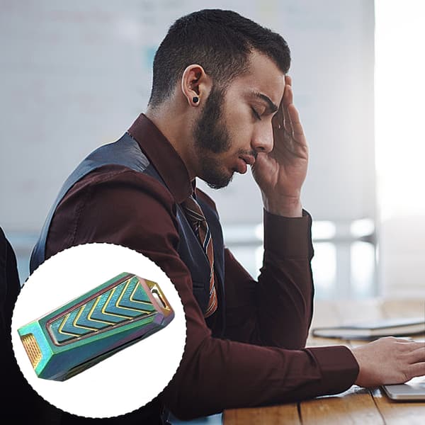 3-lagers Push-Pull Typ Fidgets Sliders Personlig stress relief Push Card-leksak för utomhusbruk Black
