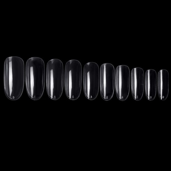 500 bitar Balett Nageltips Bit Set Mode Enkel Mjuk Nagellapp För Kvinnor Kvinna Gj0049 01