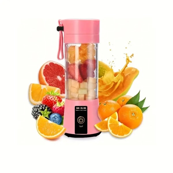 150W automatisk fruktjuicer Trådlös multifunktionell fruktextraktor för att pressa äpplen Blue
