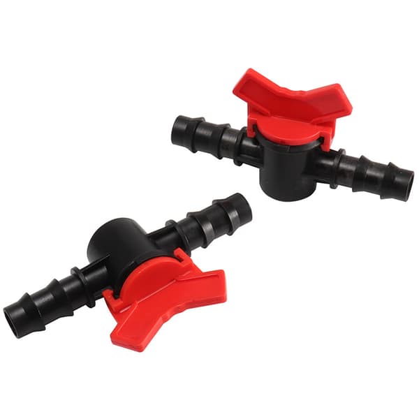 16PE Micro Sprinkler Bevattning Droppbevattning Rör Bypass ventil Switch Connector Trädgårdsredskap A