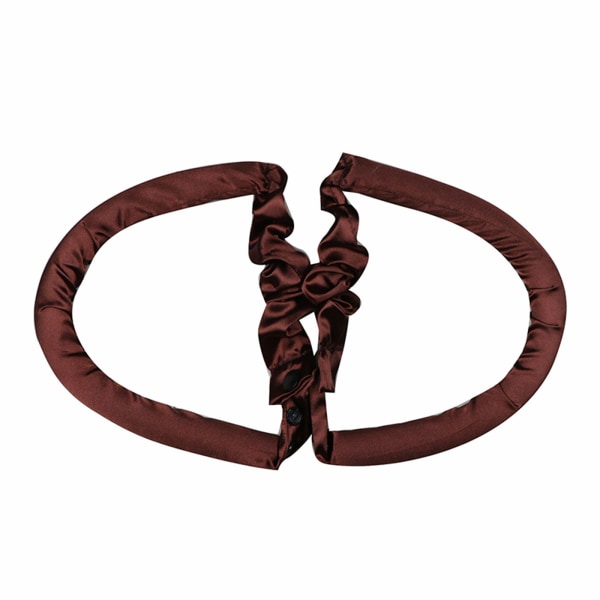 Heatless Curl Ribbon för långt hår Heatless Lazy Curls Overnight Tube Curling DIY Mjukt skum hårcurl för kvinnor tjejer Black