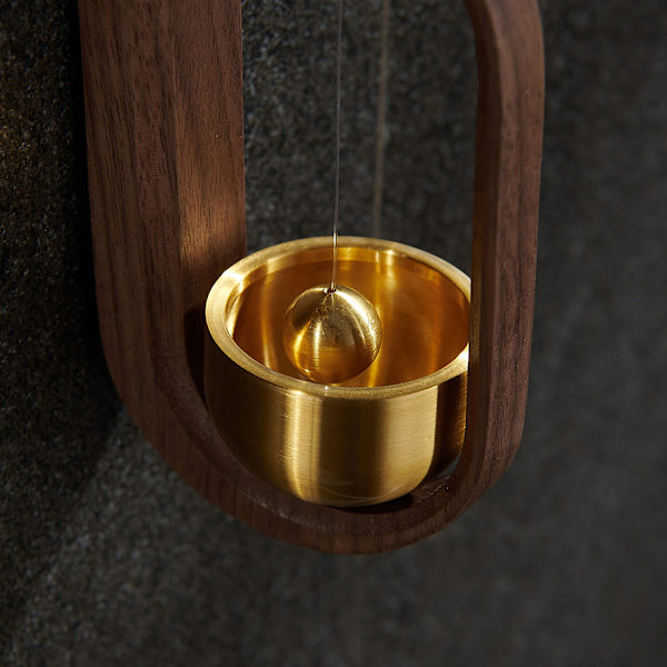 Trä Mässing Dörrklocka Magnetic Windchime B