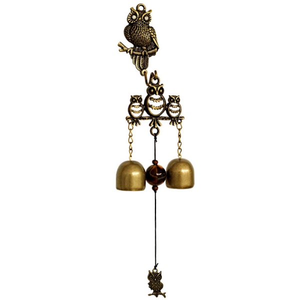 Owl Shopkeepers Entré Wind Chime Lätt Unik hängande dörrklocka Heminredning