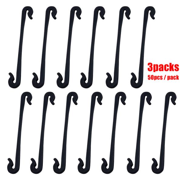 1/2/3/5/10 förpackningar Växtympningsklämmor Vines Bundet spänne Fast surrningskrok Flexibel klämma 3 Bags