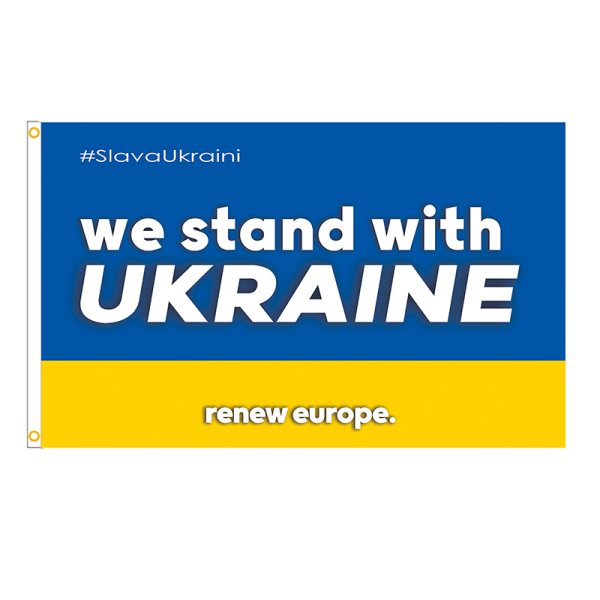 90*150cm ukrainsk flagga högkvalitativ polyester rektangulär banner för utomhusbruk