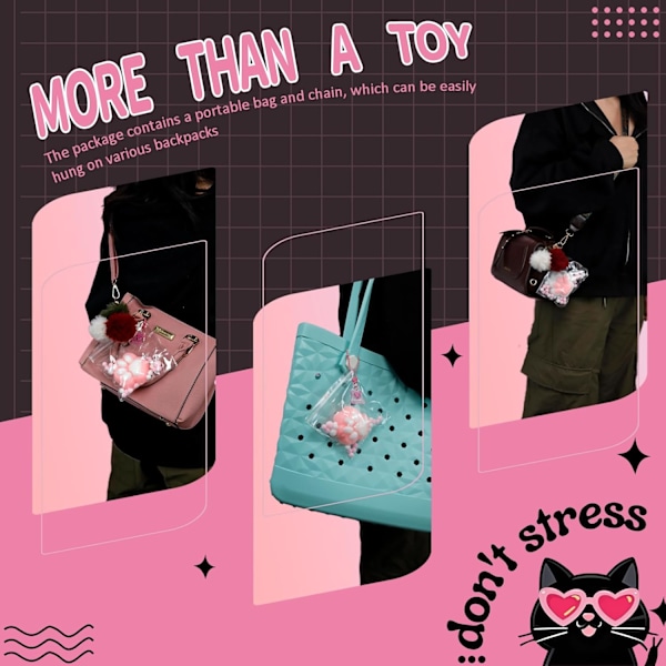 5-tums Stor Kattfot Squishy Leksak, Kawaii Taba Squishies, Kladdig Jelly Kitty Paw Squeeze, Stressreducerande Squeeze Leksak för Barn & Vuxna 2pcs