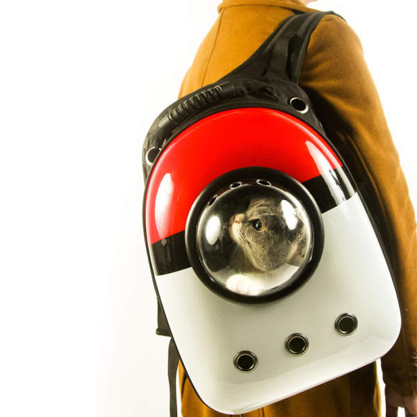 Space Capsule Pet Carrier Ryggsäck Vattentät för katt liten hund Assorted Dogs
