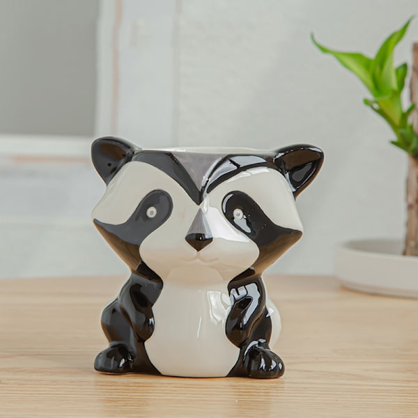 Keramik Söt djurblomkruka Suckulenter Växtkrukor Planteringskärl För dekoration av hemmakontor Panda