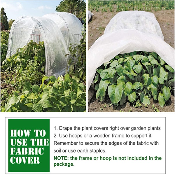 Non-woven cover Cover för vinterväxter för växthus utomhus 3M*6M