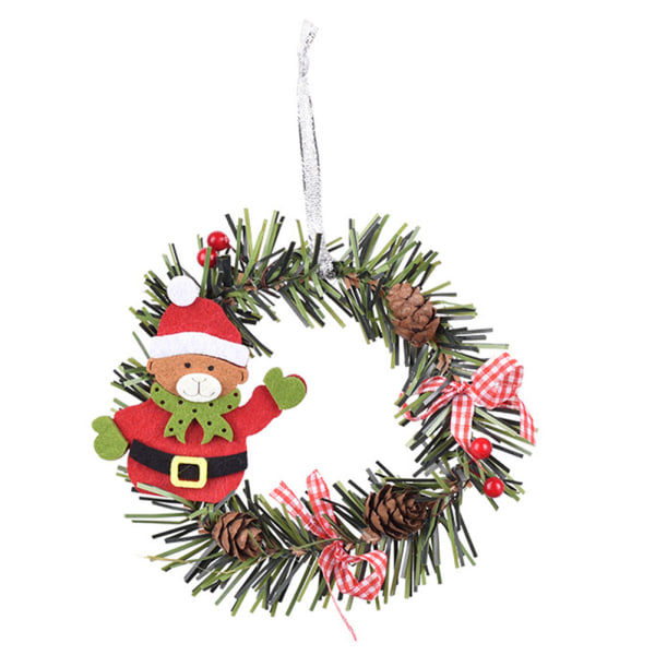 Christmas Pines Cone Kranshänge Fashionabla unika hängande konstvaror för träd Bear