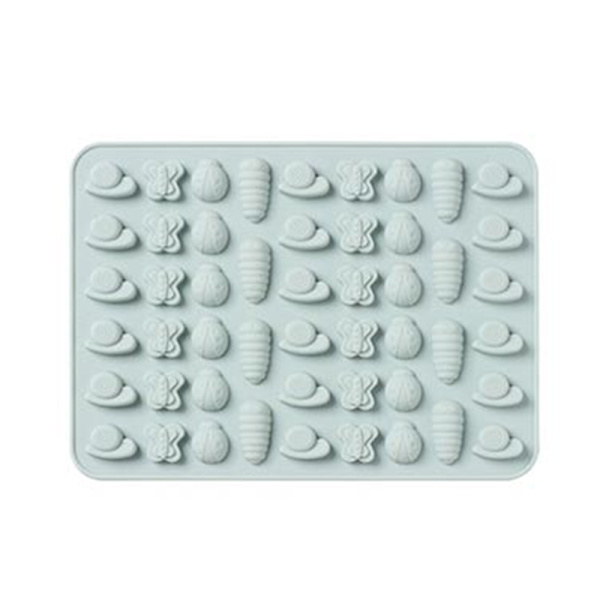 Tecknad söt form DIY Isbricka Choklad Form Bakverktyg för köksbakning Blue Lucky Cute Pet Department
