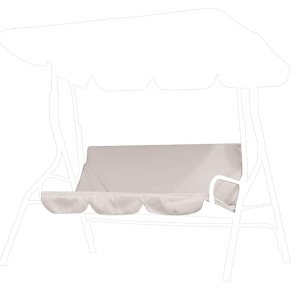 Swing Seat Cover Stol Vattentät kudde Uteplats Trädgård Yard Utomhussäte Byte Gray