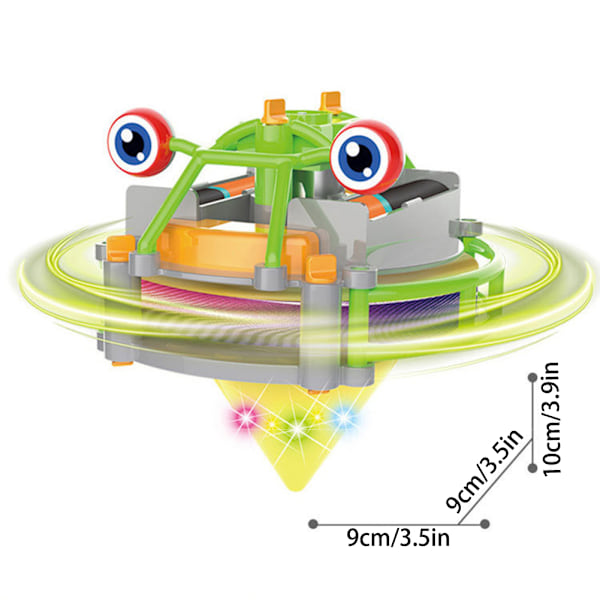 Gyroskopisk Leksaks-Enhjuling Balanserande Robot Utbildningsleksak Batteridriven Leksak För Pojkar Flickor Green