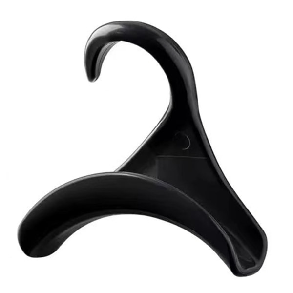 5/10 st plasthandväska Arch Krok Utrymmesbesparande väska förvaringsställ för hattar Axelväska Black 5pcs
