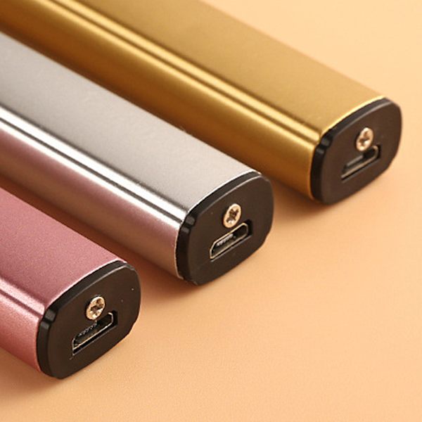 Små elektroniska pulständare Lätt bärbar tändhjälp för utomhusresor Rose Gold