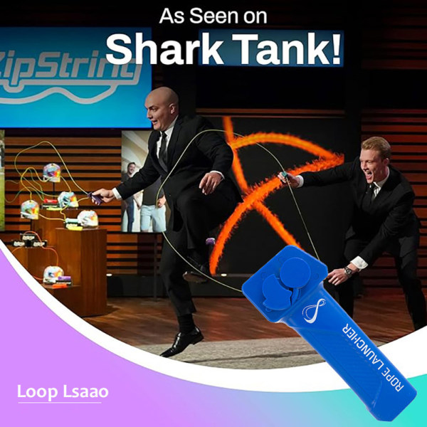 Handhållen Lysande String Shooter Leksak Multifunktionell Cat Teasing Toy För Kattungar Kat Blue
