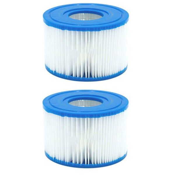 Bestway-kompatibla poolfilterpatroner återanvändbara badkar rengöringsfilter för uppblåsbar pool Bestways1 2PCs