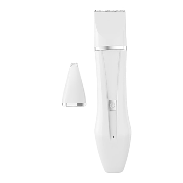 Multi In 1 Kæledyrspote Trimmer Genopladelig Vandtæt Kæledyrspleje Barbermaskine Digital Display Professionel Kæledyrsklipper Til Hunde Kat Bright And White Two In One