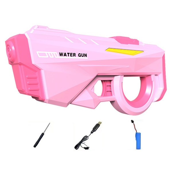 Batteridriven elektrisk vattenleksak med hög effekt och extra lång räckvidd, strandleksaker för sommarfester Pink