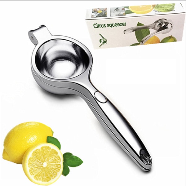 Zinklegering Manuell Juicer Multipurpose Citrusfruktspressare Citronklämma LemonGift Box