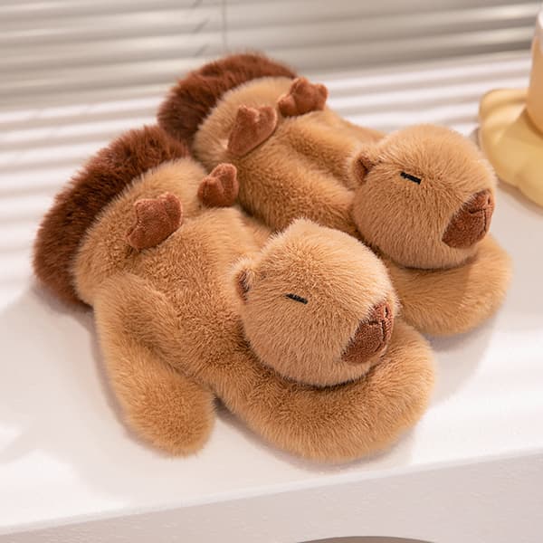 Capybara varma vantar för damer Vindtäta thermal varma handskar för campingvandring Capybara