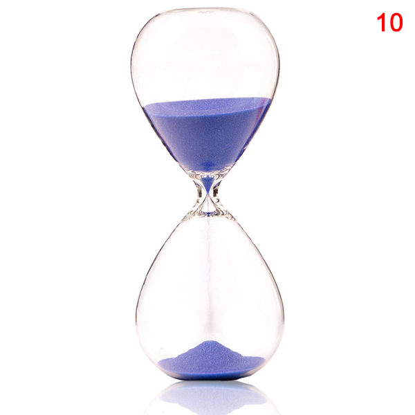 Timglas Sand Timer Sand Klocka Timers för rum Kök Office Decor Time Management Tool 10