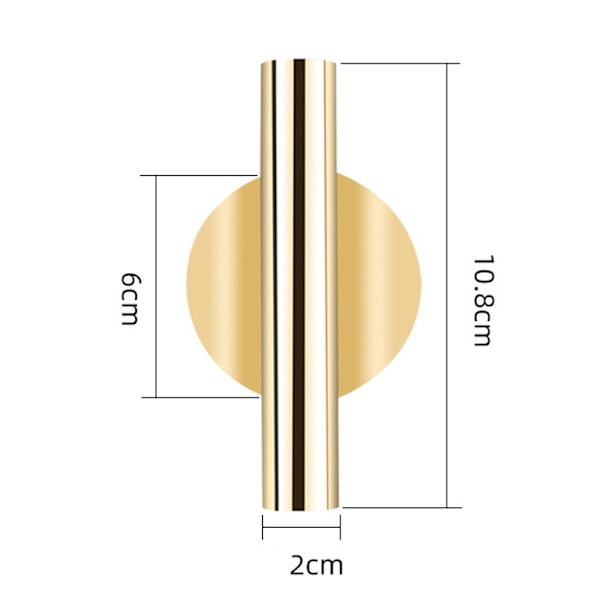 Blomsterarrangemang Tube Innovativ Vägg Blomma Guld Perforatin Gratis Vardagsrum Väggdekorationshänge Golden Round Bottom
