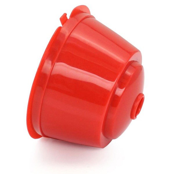 1 st Återanvändbara kaffekapslar kopp sked set Kompatibla Dolce Gusto-maskiner Red