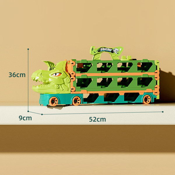 Barns hopfällbara dinosaurier dumper lastbil leksak Förälder-barn interaktion pussel leksak Idealisk present till födelsedag 1PCs