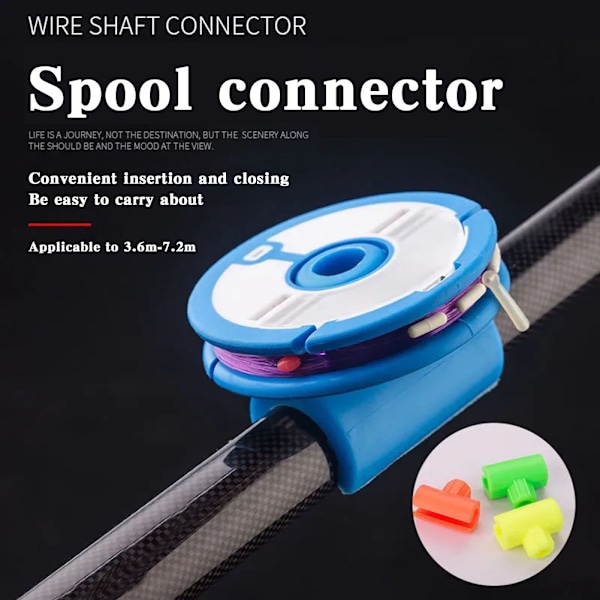 Fish Line Winding Board Spool Connector Lätt fiskelina Organizer Hållare Fisketillbehör bobbin 1pcs