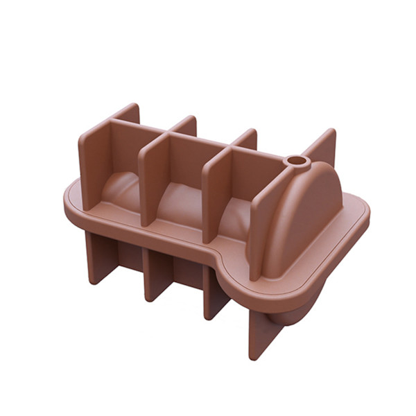 Vuxen prank iskuber form med cover Multipurpose Ice Making mall DIY Ice dricka verktyg Brown Small