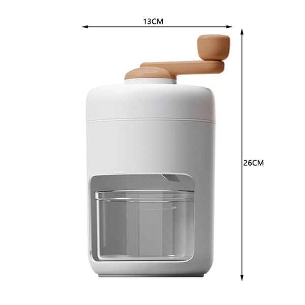 Manuell Ice Crusher Handvevad DIY Dessert Ice Chopper för hemköket Ice Box