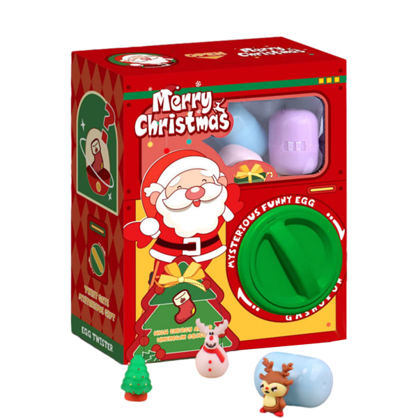 Barns söta tecknade Gashapon Machine Leksak Multi-Use Funny Toy Dispenser Nyhetspresent för barn Santa Claus