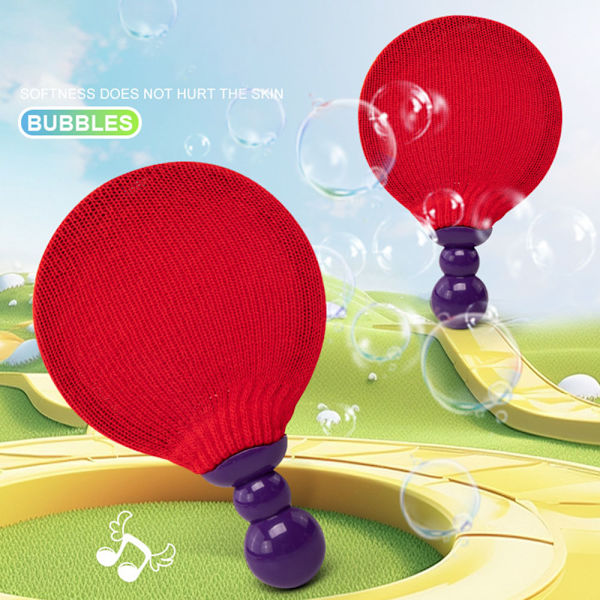 Bubbles Ball Racket Leksaker Förälder-barn Interaktiv Bubbles Ball Bat För Parker A