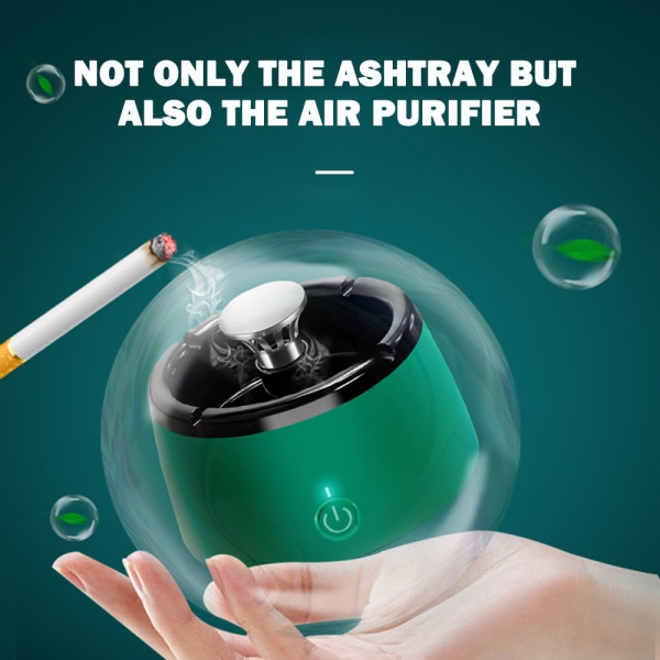 Intelligent Airs Purifier Askkoppar Negativa joner Automatiskt luftfilter för vardagsrum Black White