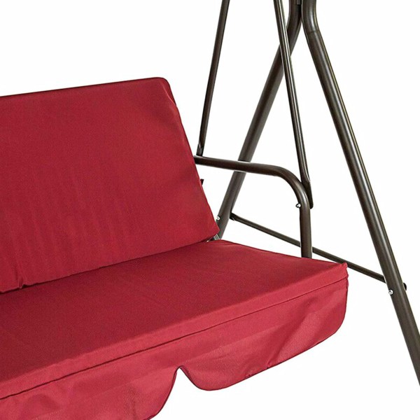 Utomhus Swing Seat Cover Bärbar vattentät hängande stol Cover Green