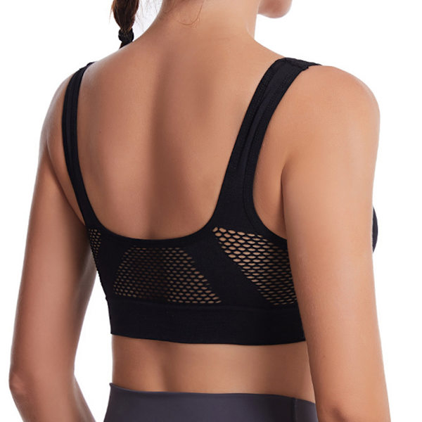 Hollow Sports BH For Women Hudvänliga Bekväma underkläder för inomhusträning White S