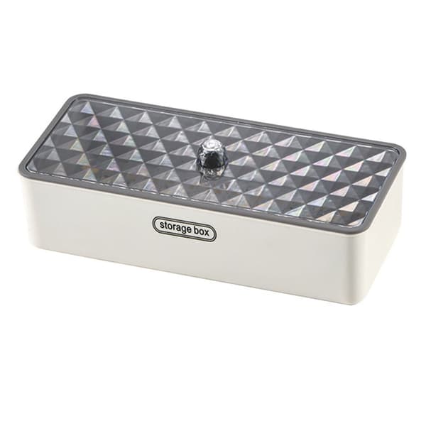 Förvaringslåda för tömning av ätpinnar med lock Multipurpose organizer White